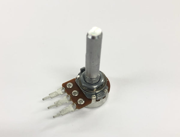 Philmore PC74 10K Ohm Linear Taper Potentiometer, 16mm Body with 1/4" D Shaft