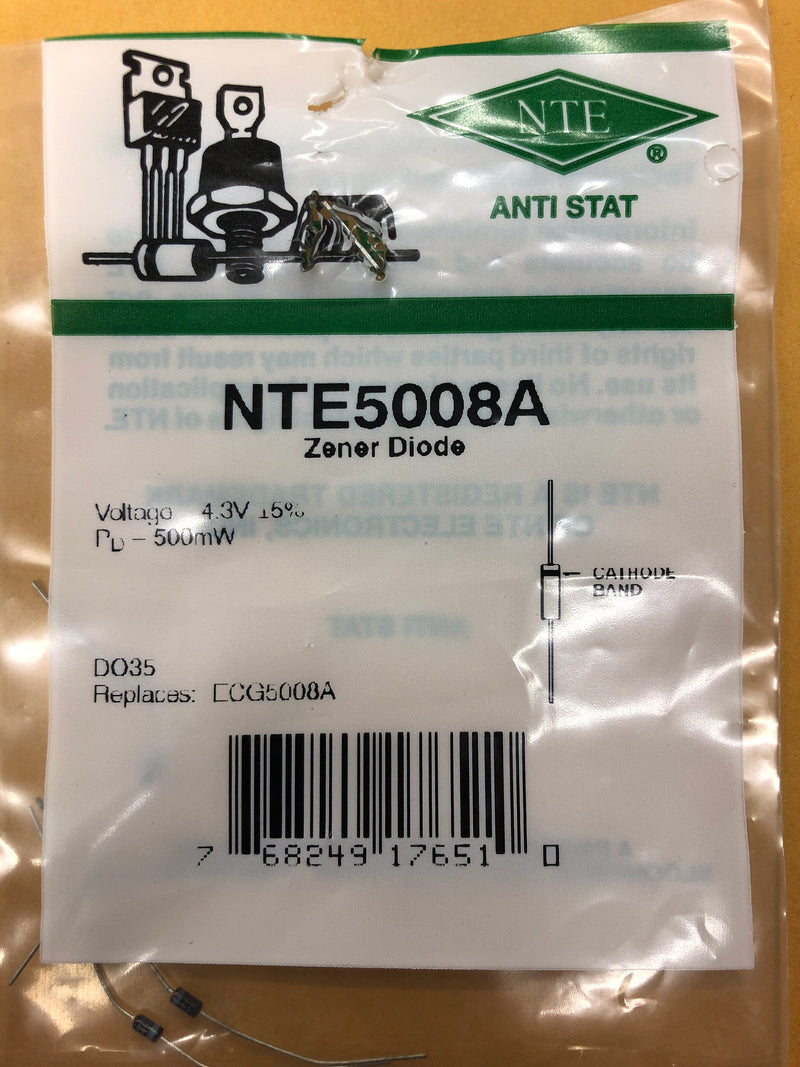 NTE5008A ZENER DIODE