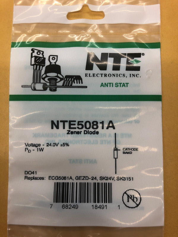 NTE5081A ZENER DIODE