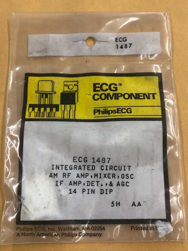 ECG1487 IC AM RF MIXER OSC AMP