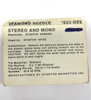 Pfanstiehl 822-DEE  Diamond Needle