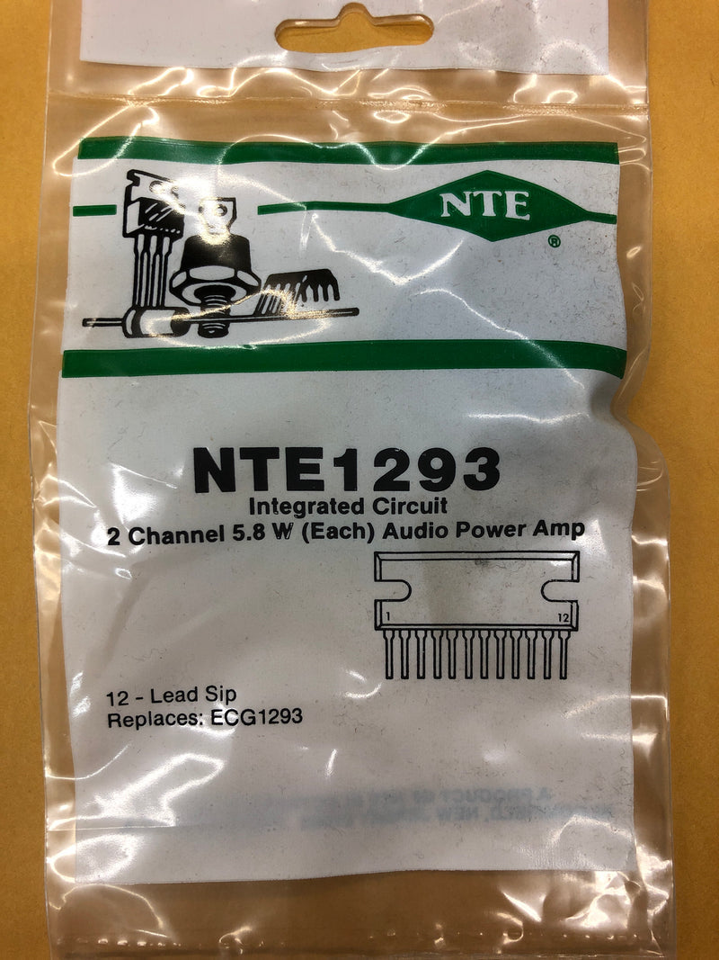 NTE1293 INTEGRATED CIRCUIT