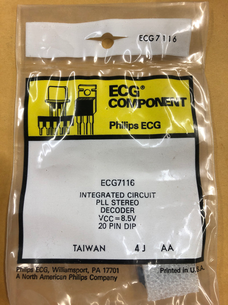 NTE/ECG 7116 INTEGRATED CIRCUIT