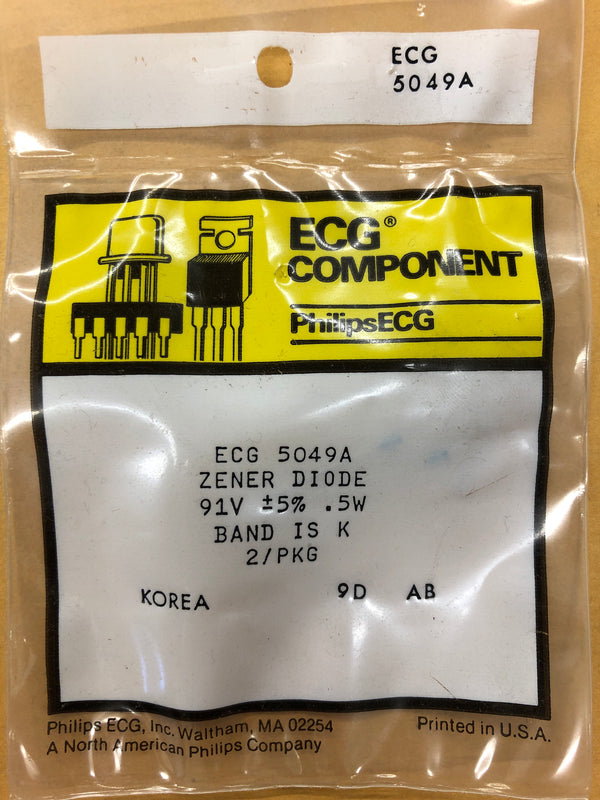 ECG5049A ZENER DIODE