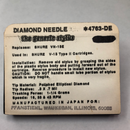 Pfanstiehl 4763-DE Diamond Needle