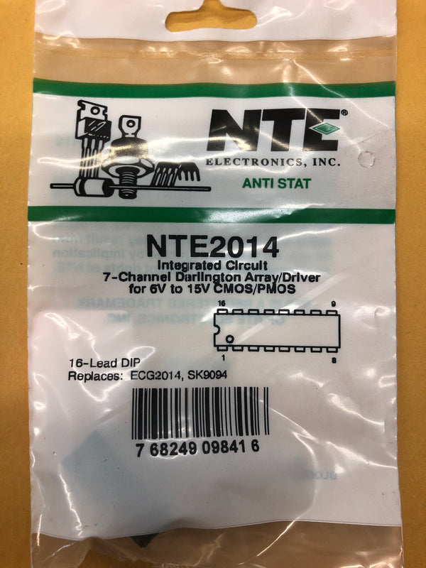 NTE2014 INTEGRATED CIRCUIT