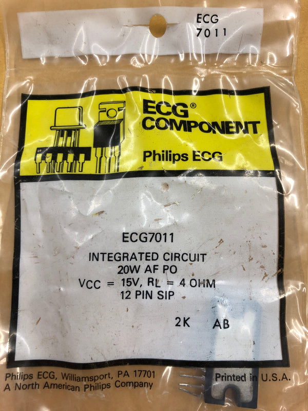ECG7011 INTEGRATED CIRCUIT (NTE7011)
