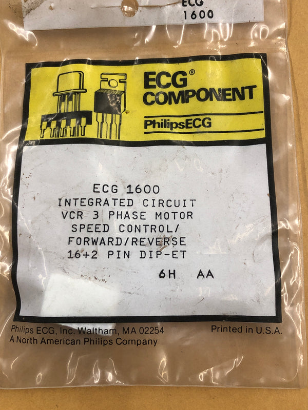 ECG1600 IC VCR DD MOTOR PREDRIVER