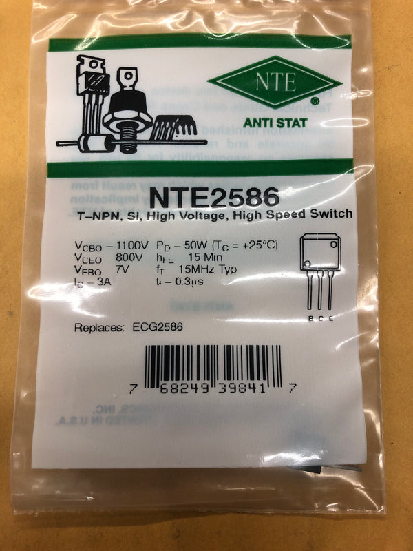 NTE2586 T NPN SI NI VLTG SPEED