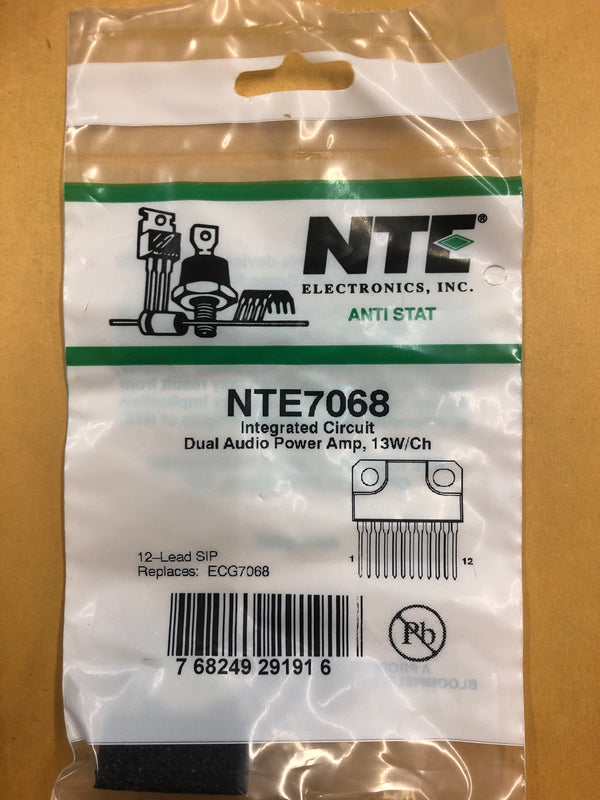 NTE7068 INTEGRATED CIRCUIT (ECG7068)