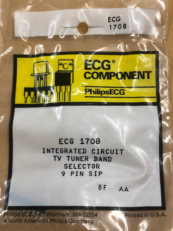 ECG1708 IC TV TUNER BAND SELECTOR