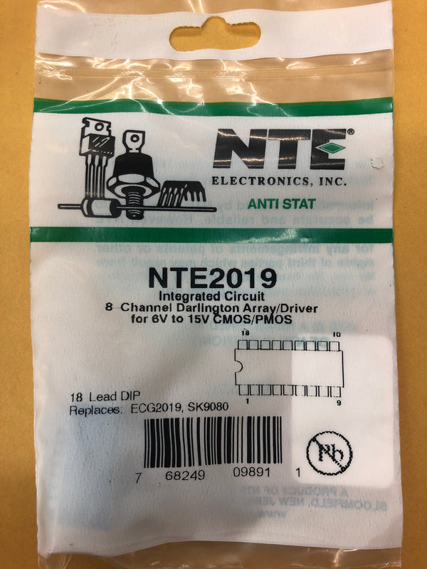 NTE2019 INTEGRATED CIRCUIT