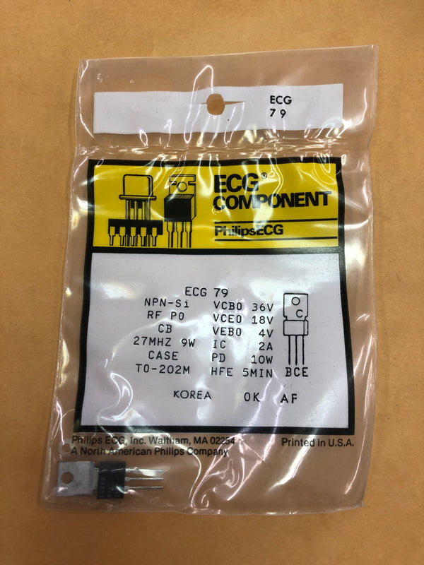 ECG79 NPM-Si Transistor 36V 2A TO-202M