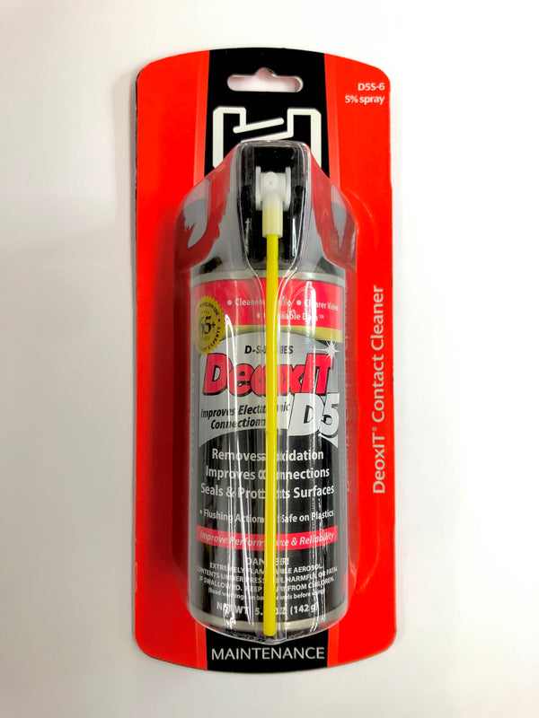 CAIG DeoxIT D5S-6 Spray, Contact Cleaner / Rejuvenator, 5 oz
