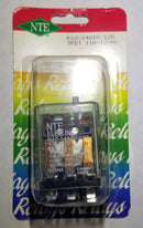 NTE R10-14A10-12B 3PDT, 12 Volt AC Coil 10 Amp General Purpose Relay w/ Button