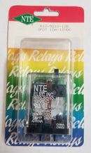 NTE R10-5D10-12B SPDT, 12 Volt DC Coil 10 Amp General Purpose Relay w/ Button