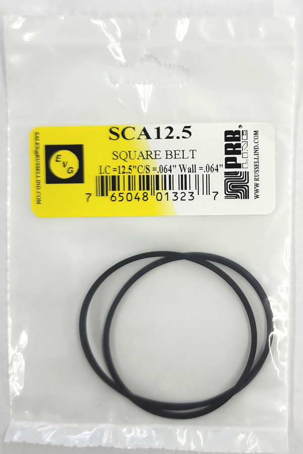 PRB SCA 12.5 Square Cut Belt for VCR, Cassette, CD Drive or DVD Drive SCA12.5