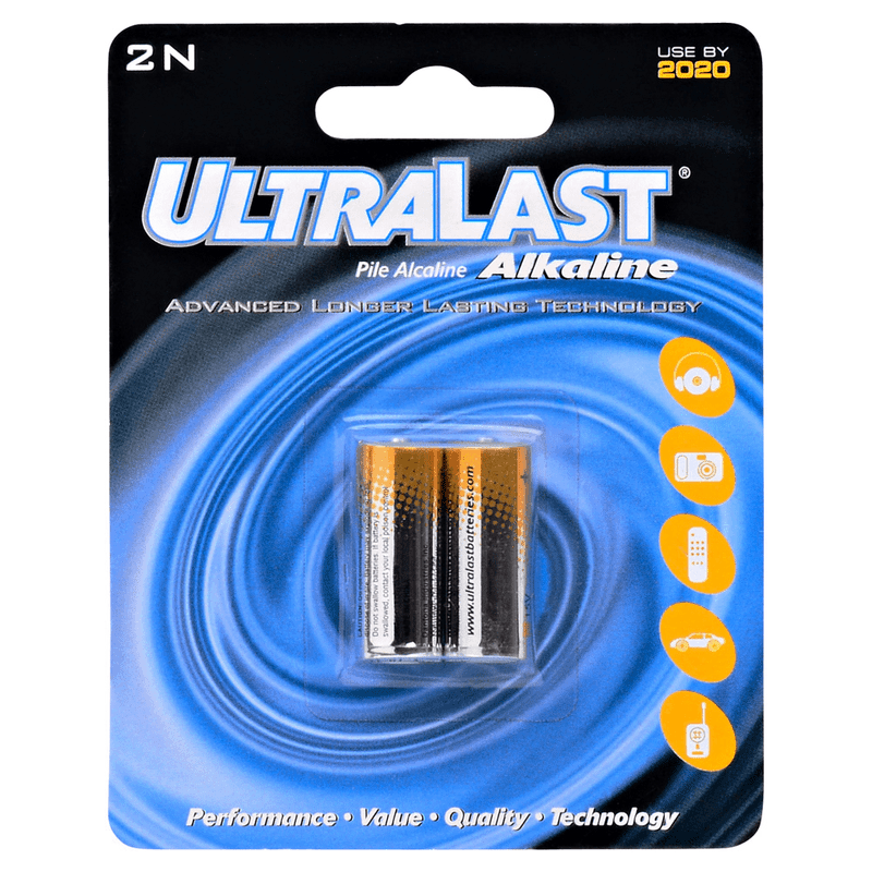 N Size Alkaline Battery 2 pack ULA2N