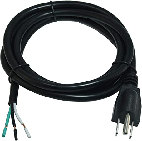 GPW C26, 8 Foot 16/3 Black Cord Stripped End