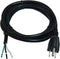 GPW C26, 8 Foot 16/3 Black Cord Stripped End