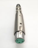 Switchcraft 383A, A3F XLR Audio Connector to 1/4" Phone Jack