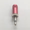 Switchcraft 856, .101" Micro Plug, Solder Lug Terminal, Red Handle, Locking