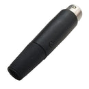 Switchcraft A4FB, 4 Pin XLR In-Line Female Jack ~ BLACK