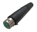 Switchcraft A4FB, 4 Pin XLR In-Line Female Jack ~ BLACK